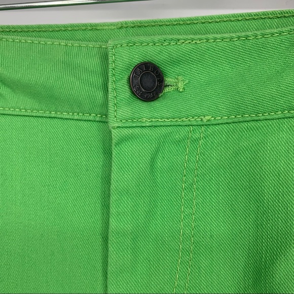 Talbots Capri Pant Signature Flare Crop Green Jean - Picture 4 of 12